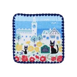 Household Linen*Maison Ghibli Mini Towel Streets of Paris 25x25 cm - Kiki's Delivery Service