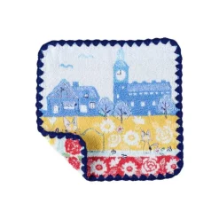 Household Linen*Maison Ghibli Mini Towel Streets of Paris 25x25 cm - Kiki's Delivery Service