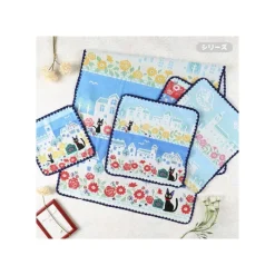 Household Linen*Maison Ghibli Mini Towel Streets of Paris 25x25 cm - Kiki's Delivery Service
