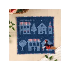 Household Linen*Maison Ghibli Mini Towel The Night of Departure 25x25 cm - Kiki's Delivery Service