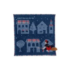 Household Linen*Maison Ghibli Mini Towel The Night of Departure 25x25 cm - Kiki's Delivery Service