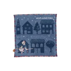 Household Linen*Maison Ghibli Mini Towel The Night of Departure 25x25 cm - Kiki's Delivery Service