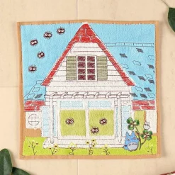 Household Linen*Maison Ghibli Mini Towel Totoro & Kusakabe House 25x25 cm - My Neighbor Totoro