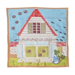 Household Linen*Maison Ghibli Mini Towel Totoro & Kusakabe House 25x25 cm - My Neighbor Totoro