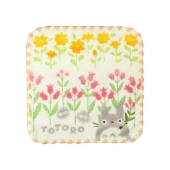 Household Linen*Maison Ghibli Mini Towel Totoro Wild flowers 25x25 cm - My Neighbor Totoro
