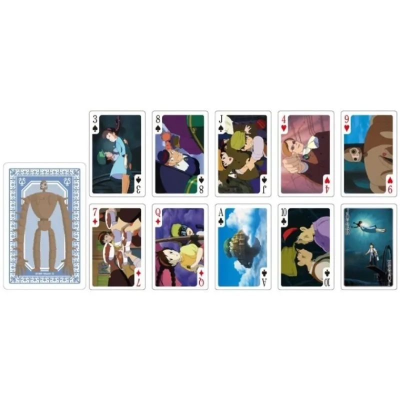 Playing Cards*Maison Ghibli Movie Scenes Playing Cards - Castle in the Sky