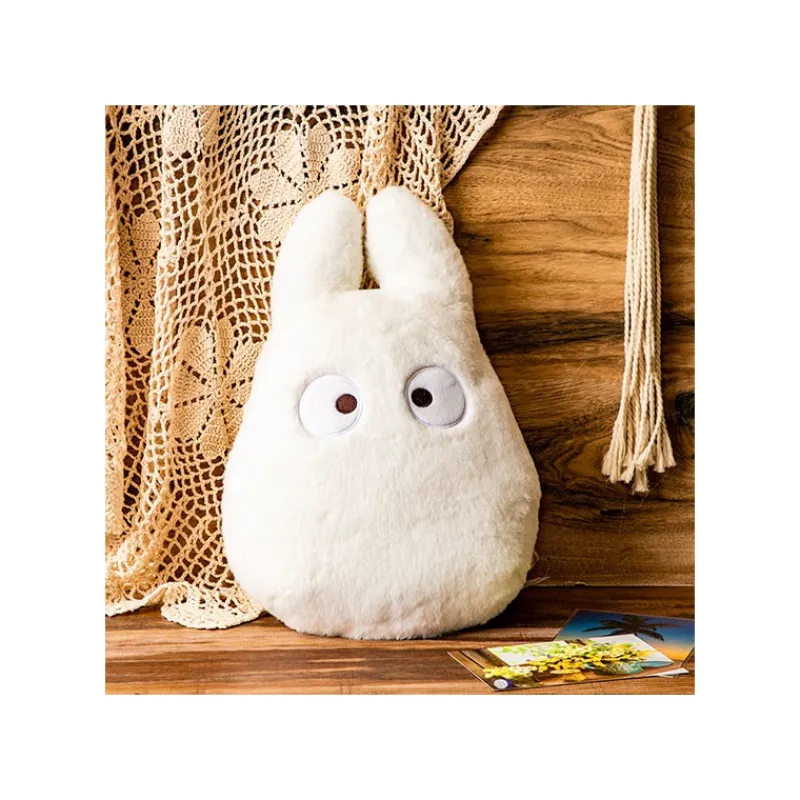 Pillow*Maison Ghibli Nakayoshi Crushion White Totoro - My Neighbor Totoro