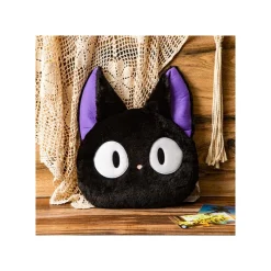 Pillow*Maison Ghibli Nakayoshi Cushion Jiji - Kiki'S Delivery Service