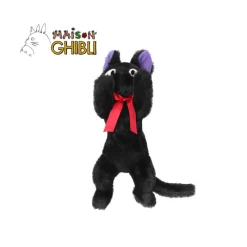 Nakayoshi Plush*Maison Ghibli Nakayoshi Jiji Laying - Kiki'S Delivery Service