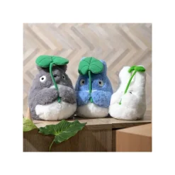 Nakayoshi Plush*Maison Ghibli Nakayoshi Plush Medium Totoro with leaf - My Neighbor Totoro