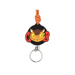 Straps*Maison Ghibli NECK STRAP WITH REEL TOTORO CAT BUS- MY NEIGHBOR TOTORO