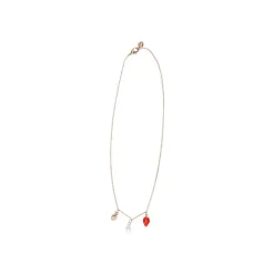 Jewellery*Maison Ghibli Necklace Strawberry and White Totoro - My Neighbor Totoro