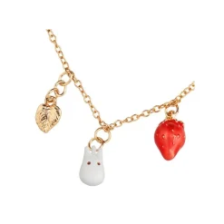 Jewellery*Maison Ghibli Necklace Strawberry and White Totoro - My Neighbor Totoro