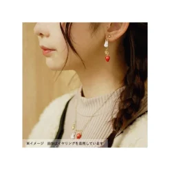 Jewellery*Maison Ghibli Necklace Strawberry and White Totoro - My Neighbor Totoro