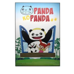 Wall Decoration*Maison Ghibli Panda Kopanda 01 - 35x50cm wood panel