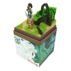 Arts And Crafts*Maison Ghibli Paper Craft Howl's Ashitaka in the forest - Princess Mononoke