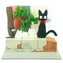 Arts And Crafts*Maison Ghibli Paper Craft Jiji and kittens - Kiki’s Delivery Service