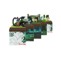 Arts And Crafts*Maison Ghibli Paper Craft San & Moro Wolf - Princess Mononoke