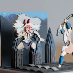 Arts And Crafts*Maison Ghibli Paper Craft San fighting - Princess Mononoke