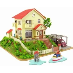Arts And Crafts*Maison Ghibli Paper Craft Sosuke & Ponyo's house - Ponyo on the Cliff