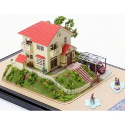 Arts And Crafts*Maison Ghibli Paper Craft Sosuke & Ponyo's house - Ponyo on the Cliff