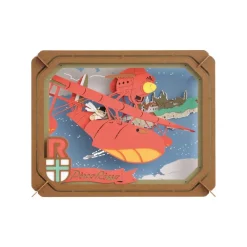Arts And Crafts*Maison Ghibli Paper Theater Adriatic Sea - Porco Rosso