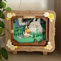Arts And Crafts*Maison Ghibli Paper Theater Frame Flower 100x80x42mm - Studio Ghibli