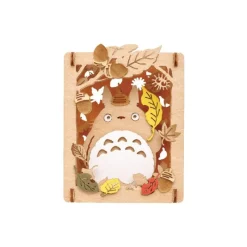 Arts And Crafts*Maison Ghibli Paper Theater Wood Style Totoro Forest - My Neighbor Totoro