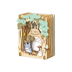 Arts And Crafts*Maison Ghibli Paper Theater Wood Style Totoro Dondoko - My Neighbor Totoro