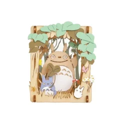 Arts And Crafts*Maison Ghibli Paper Theater Wood Style Totoro Dondoko - My Neighbor Totoro