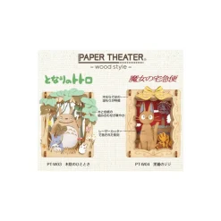 Arts And Crafts*Maison Ghibli Paper Theater Wood Style Totoro Dondoko - My Neighbor Totoro