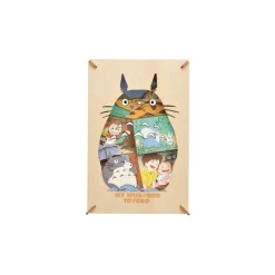 Arts And Crafts*Maison Ghibli Paper Theater Wood Style Silhouette Big Totoro - My Neighbor Totoro