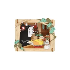 Arts And Crafts*Maison Ghibli Paper Theater Wood Style No Face’s dessert - Spirited Away