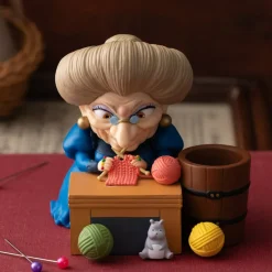 Jewellery Boxes*Maison Ghibli Pencil holder figurine Yubaba knitting - Spirited Away
