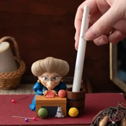 Jewellery Boxes*Maison Ghibli Pencil holder figurine Yubaba knitting - Spirited Away