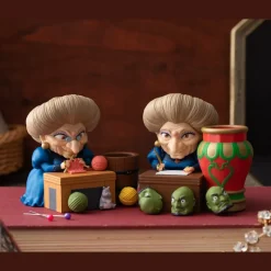 Jewellery Boxes*Maison Ghibli Pencil holder figurine Yubaba knitting - Spirited Away