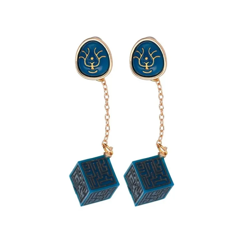 Jewellery*Maison Ghibli Pierced earrings Accessory series Volucite crystal & Keystone - Castl