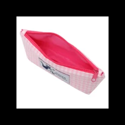 Storage*Maison Ghibli Pink Checkered Pencil case - Kiki's Delivery Service