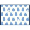 Household Linen*Maison Ghibli Plaid Middle Totoro Silhouette 70x100 cm - My Neighbor Totoro