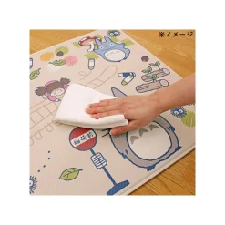 Carpet*Maison Ghibli PLASTIC LONG PLAY MAT TOTORO, DRAWING 45X120CM(BEIGE)- MY NEIGHBOR TO