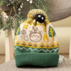 Outfits*Maison Ghibli Pom pom beanie Totoro & Soot Sprites - My Neighbor Totoro