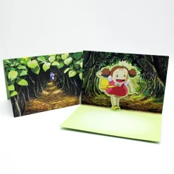 Postcards And Letter Papers*Maison Ghibli Pop-Up Notecards Set - My Neighbor Totoro