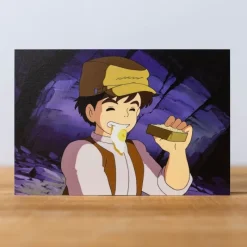 Postcards And Letter Papers*Maison Ghibli Postcard Pazu Snack - Castle in the Sky