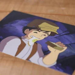 Postcards And Letter Papers*Maison Ghibli Postcard Pazu Snack - Castle in the Sky
