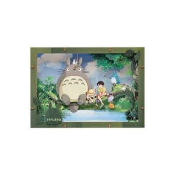 Arts And Crafts*Maison Ghibli Premium Paper Theater Totoro Fishiing - My Neighbor Totoro