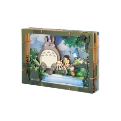 Arts And Crafts*Maison Ghibli Premium Paper Theater Totoro Fishiing - My Neighbor Totoro