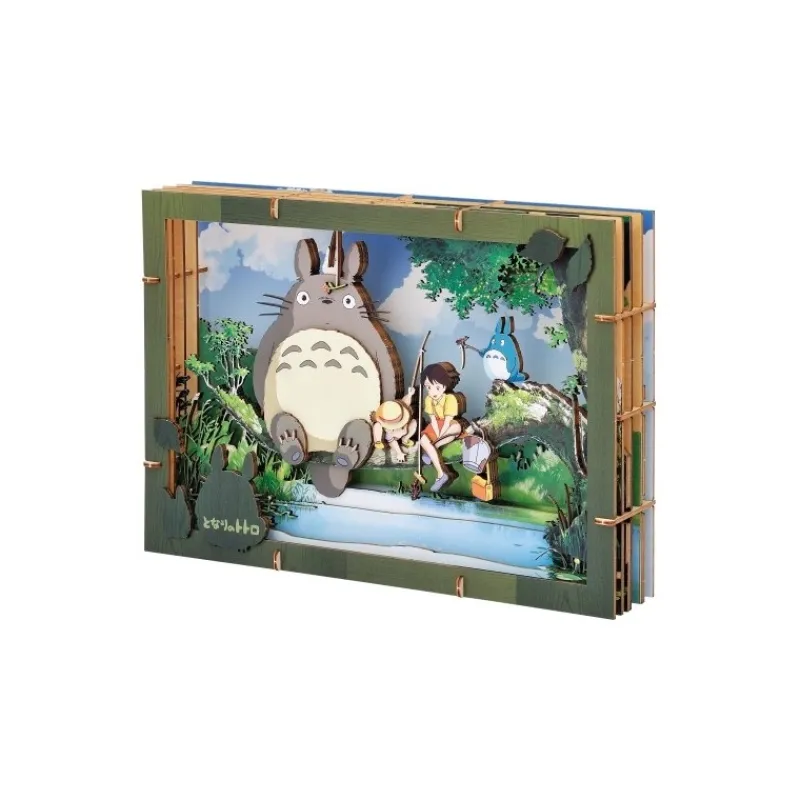 Arts And Crafts*Maison Ghibli Premium Paper Theater Totoro Fishiing - My Neighbor Totoro