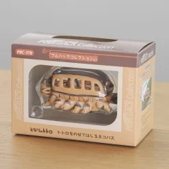 Toys*Maison Ghibli Pull Back Figurine Catbus with Tororo inside - My Neighbor Totoro
