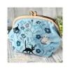 Accessories*Maison Ghibli Purse Jiji blue flower - Kiki's Delivery Service
