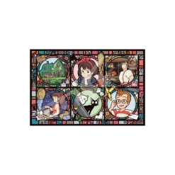 Jigsaw Puzzle*Maison Ghibli Puzzle Stained Glass 1000P Characters - Kiki’s Delivery Service